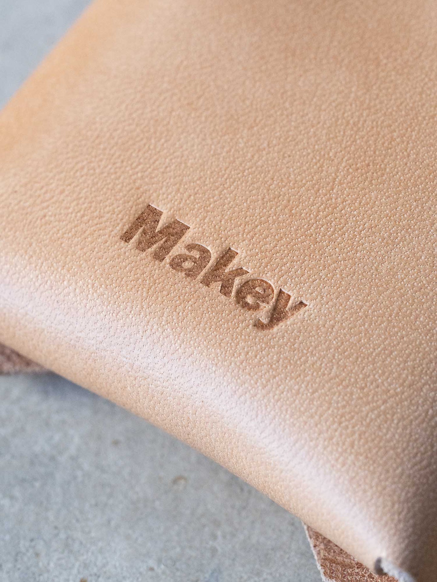 Crazy Horse Leather Type Wallet "Rhombus" - MAKEY EU