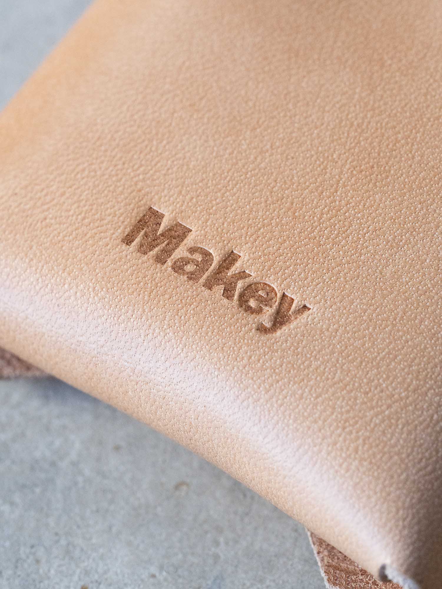 Crazy Horse Leather Type Wallet "Rhombus" - MAKEY EU