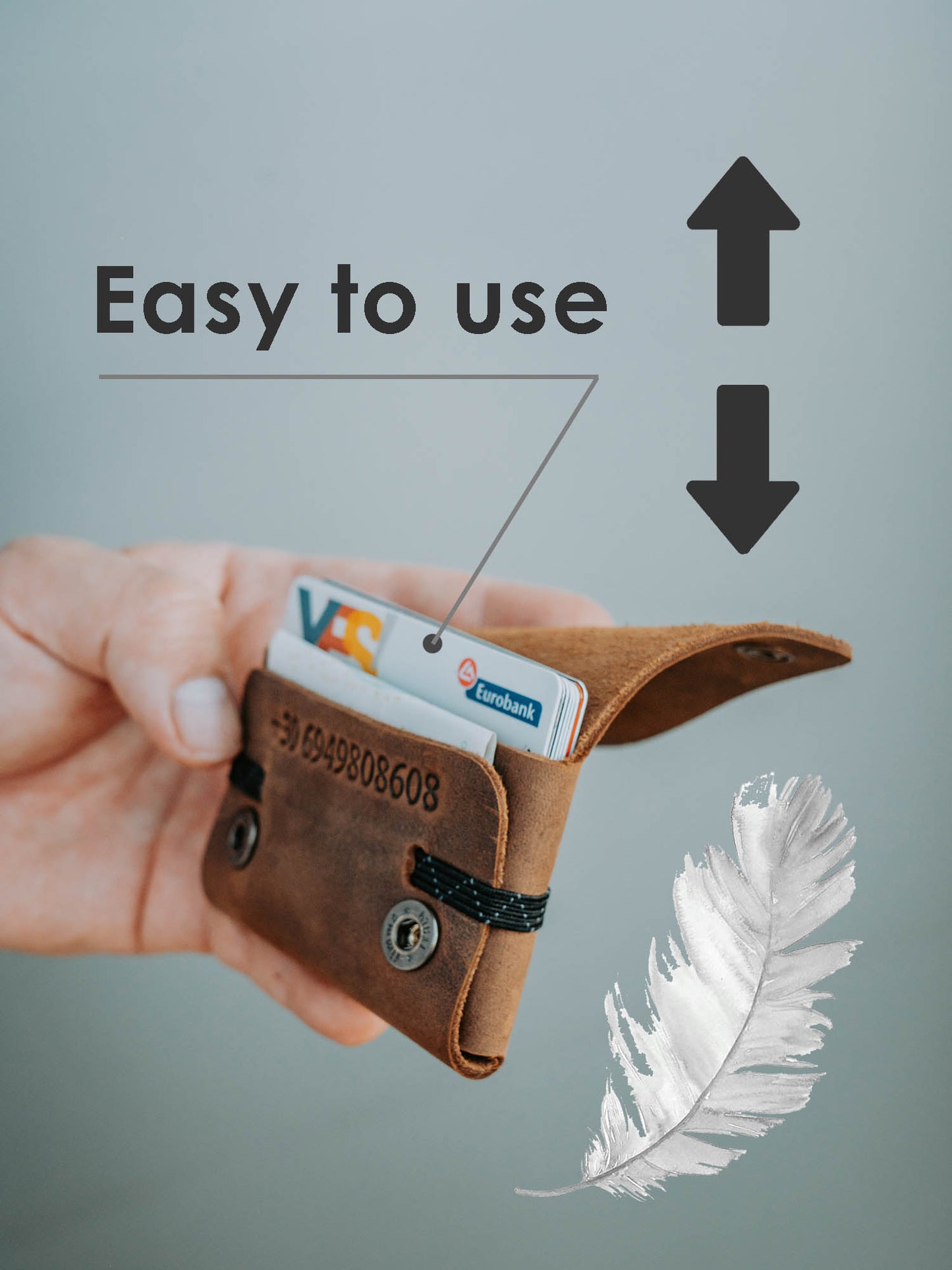 Geldbörse für viele Münzen, Karten und Banknoten "Coin Wallet 2.0"