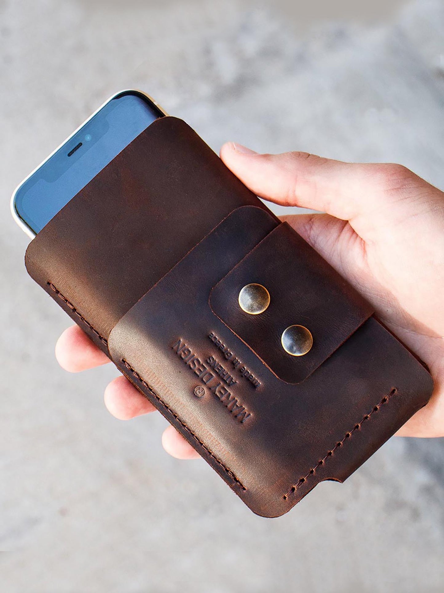 携帯電話ケースとウォレット「イージーケース」