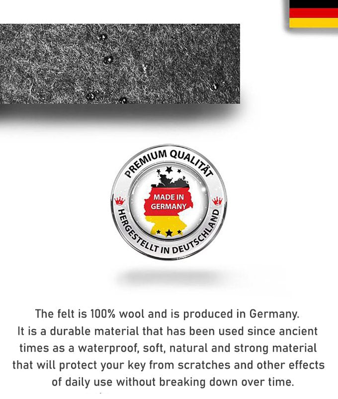 Car Key Keychain Holder "Zipper" Universal - MAKEY EU