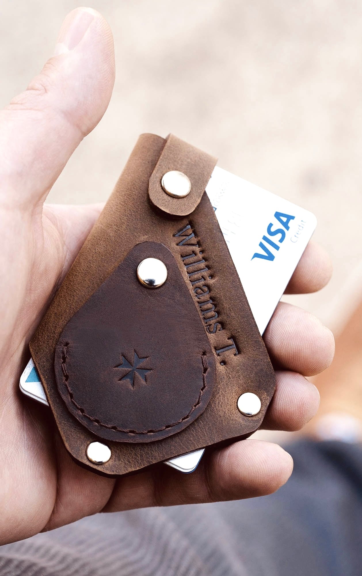 Wallet for Cards, Bills and Coins "Trigon Wallet" - MAKEY EU