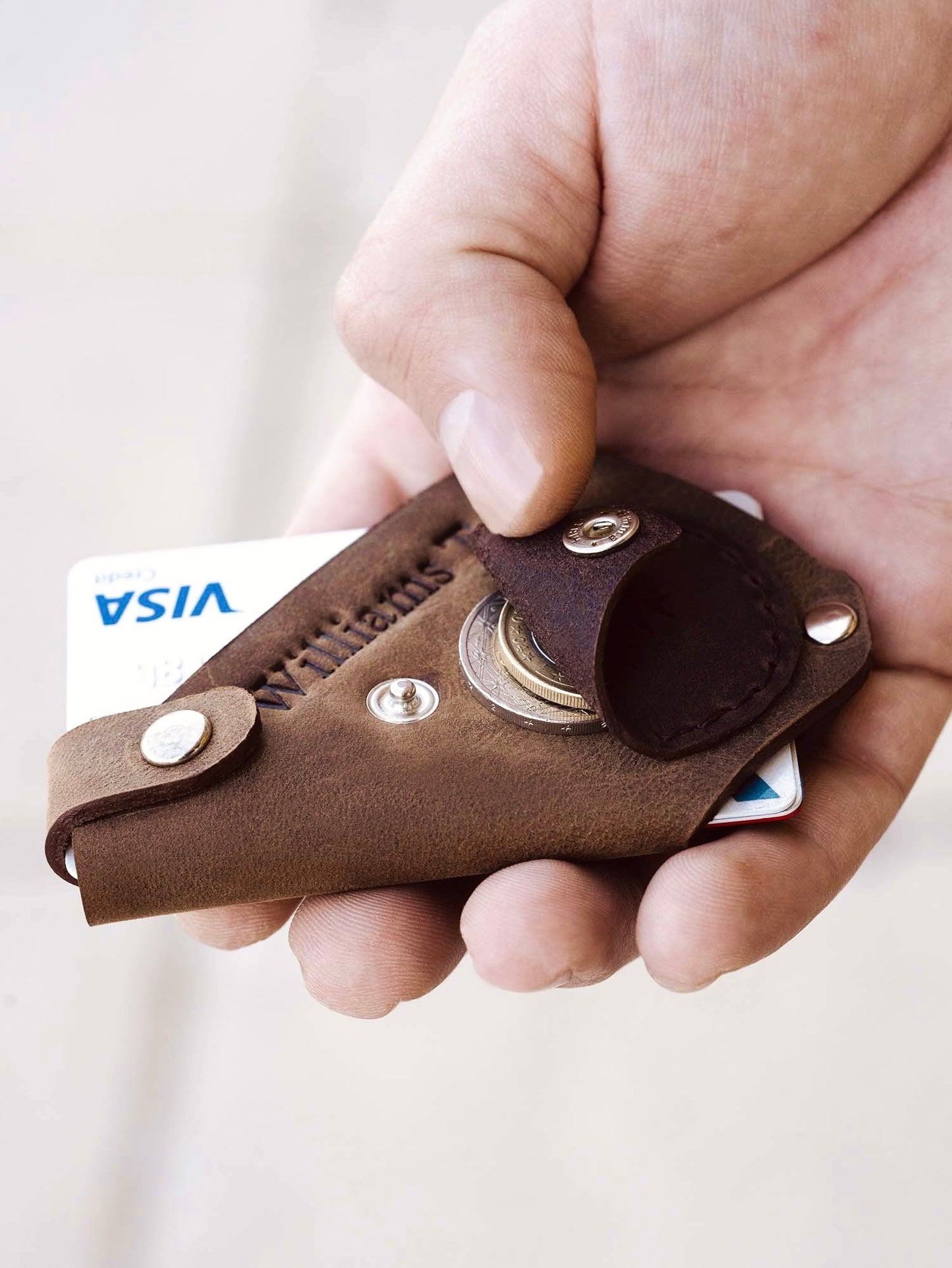 Wallet for Cards, Bills and Coins "Trigon Wallet" - MAKEY EU