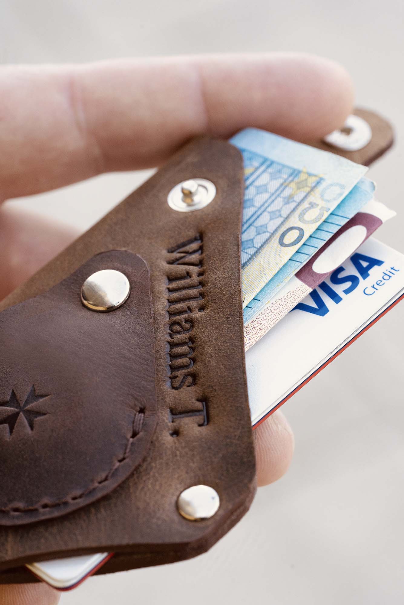 Wallet for Cards, Bills and Coins "Trigon Wallet" - MAKEY EU