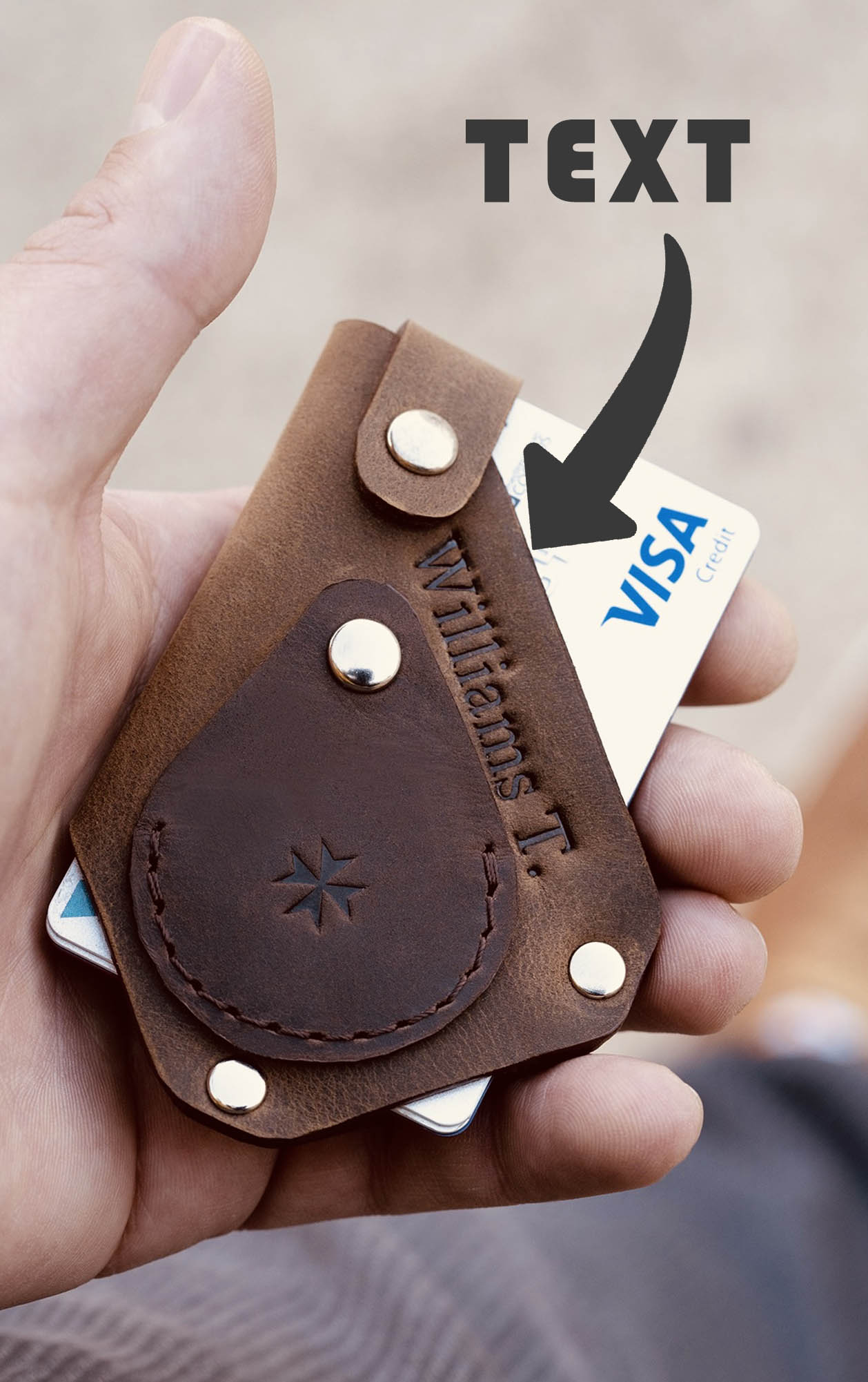 Wallet for Cards, Bills and Coins "Trigon Wallet" - MAKEY EU