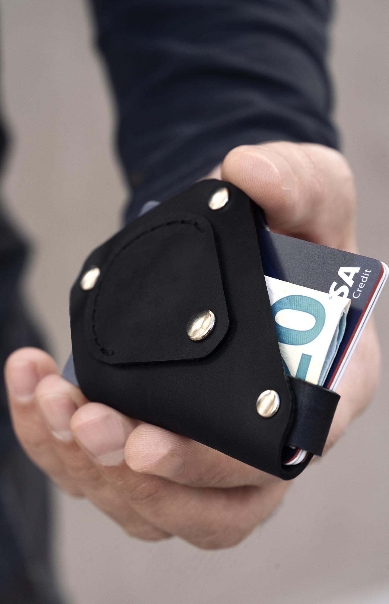 Wallet for Cards, Bills and Coins "Trigon Wallet" - MAKEY EU