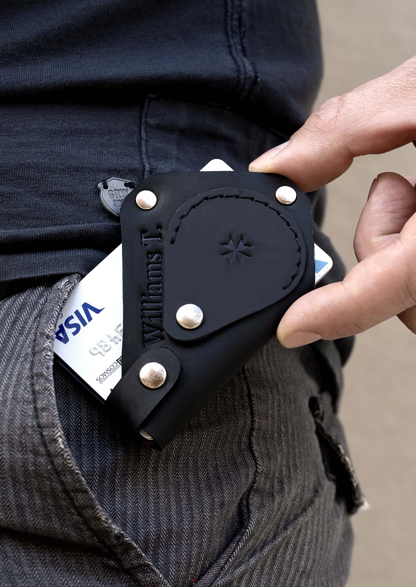 Wallet for Cards, Bills and Coins "Trigon Wallet" - MAKEY EU