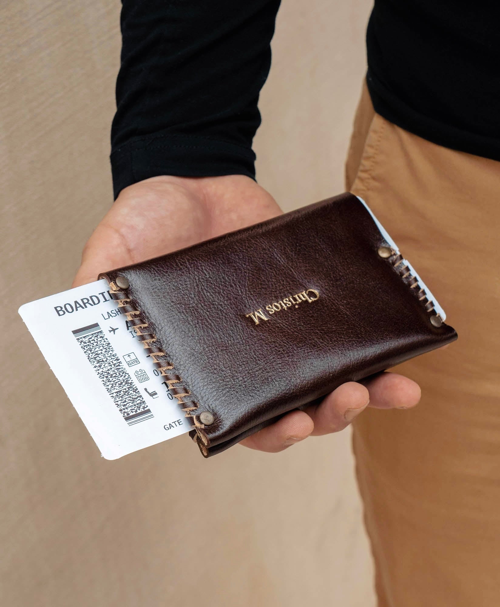 Wallet for Passport, Cards and Banknotes "Travel" - MAKEY EU