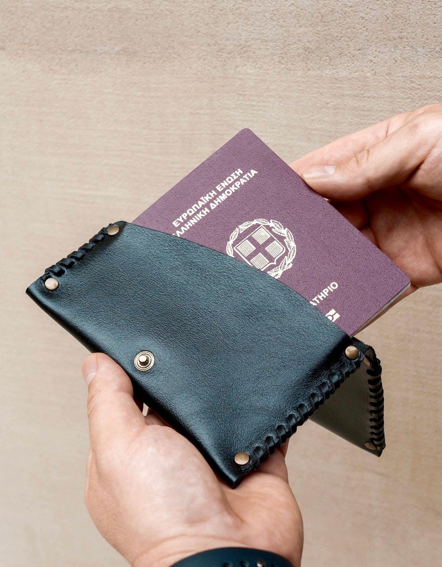 Wallet for Passport, Cards and Banknotes "Travel" - MAKEY EU