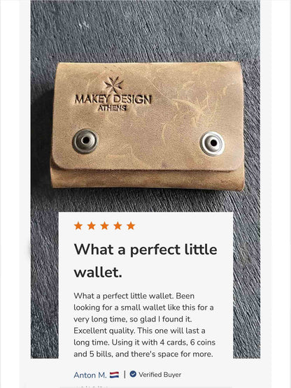 Cartera para muchas monedas, tarjetas y billetes "Coin Wallet 2.0"