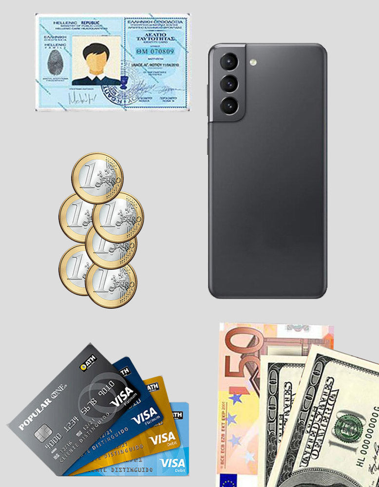 Mobiele telefoonhoes en portemonnee "PHONE WALLET"