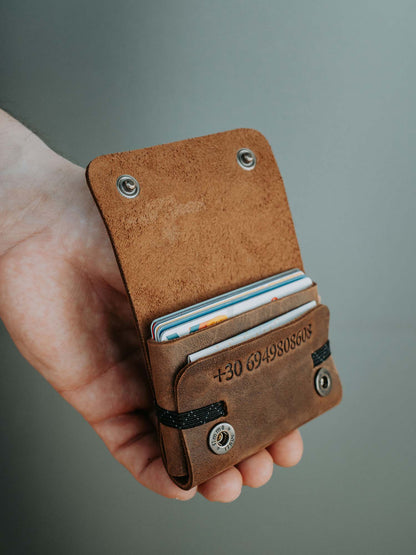 Geldbörse für viele Münzen, Karten und Banknoten "Coin Wallet 2.0"