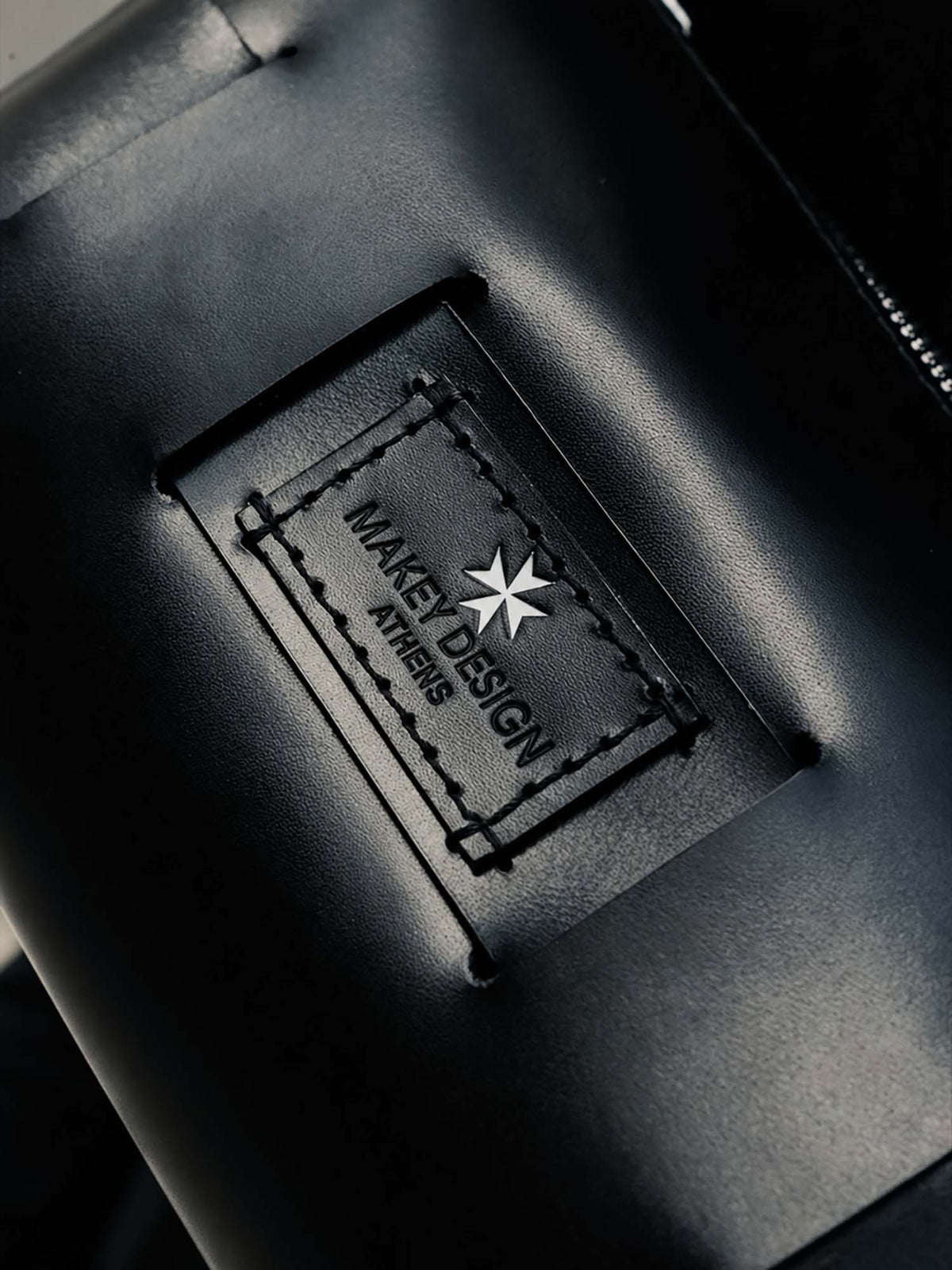 Genuine Leather Bag "Darkmatter"