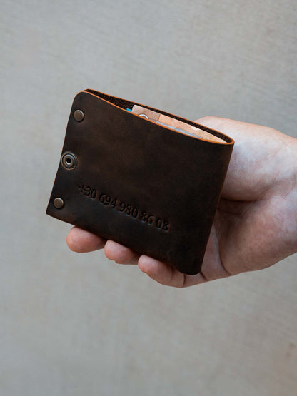 Wallet for Cards, Coins and Bills "Atlas"