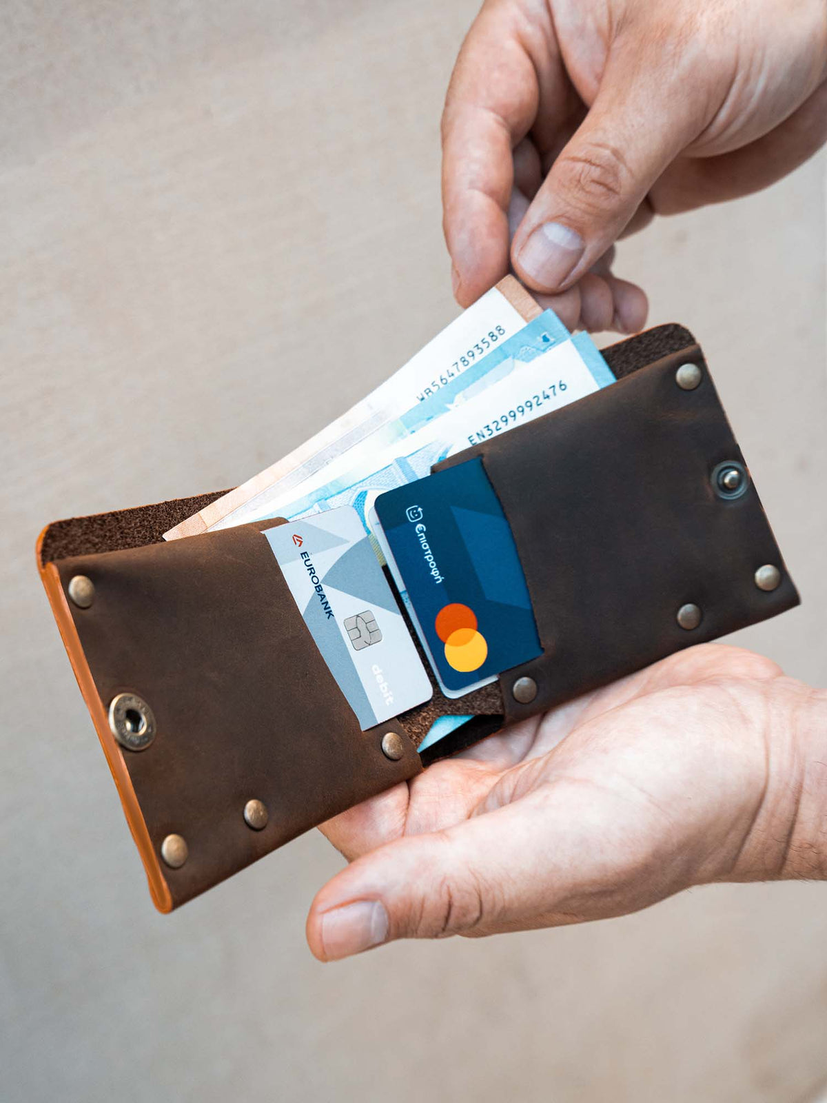Wallet for Cards, Coins and Bills "Atlas"