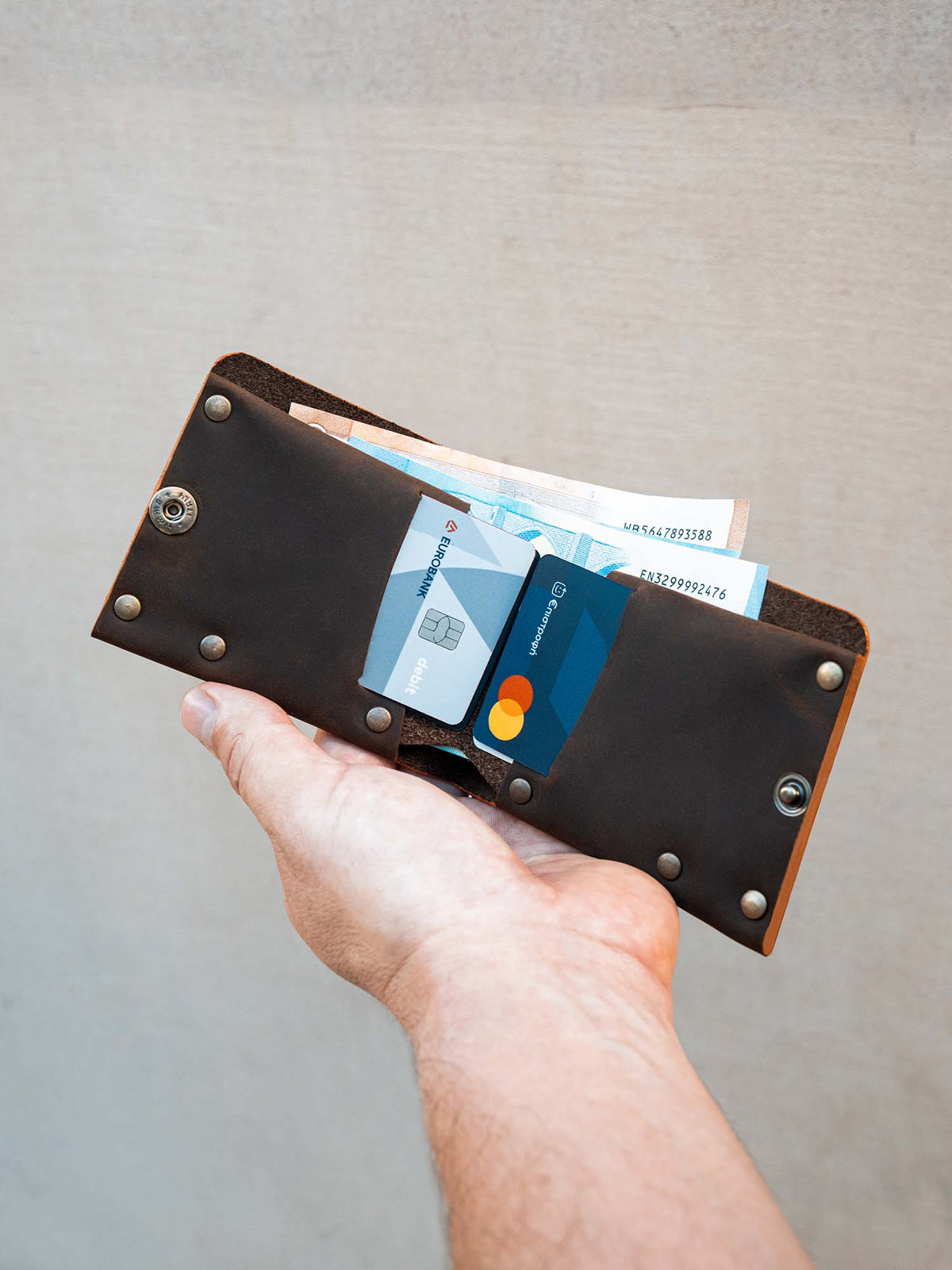 Wallet for Cards, Coins and Bills "Atlas"