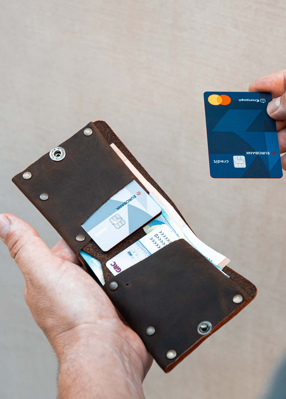 Wallet for Cards, Coins and Bills "Atlas"