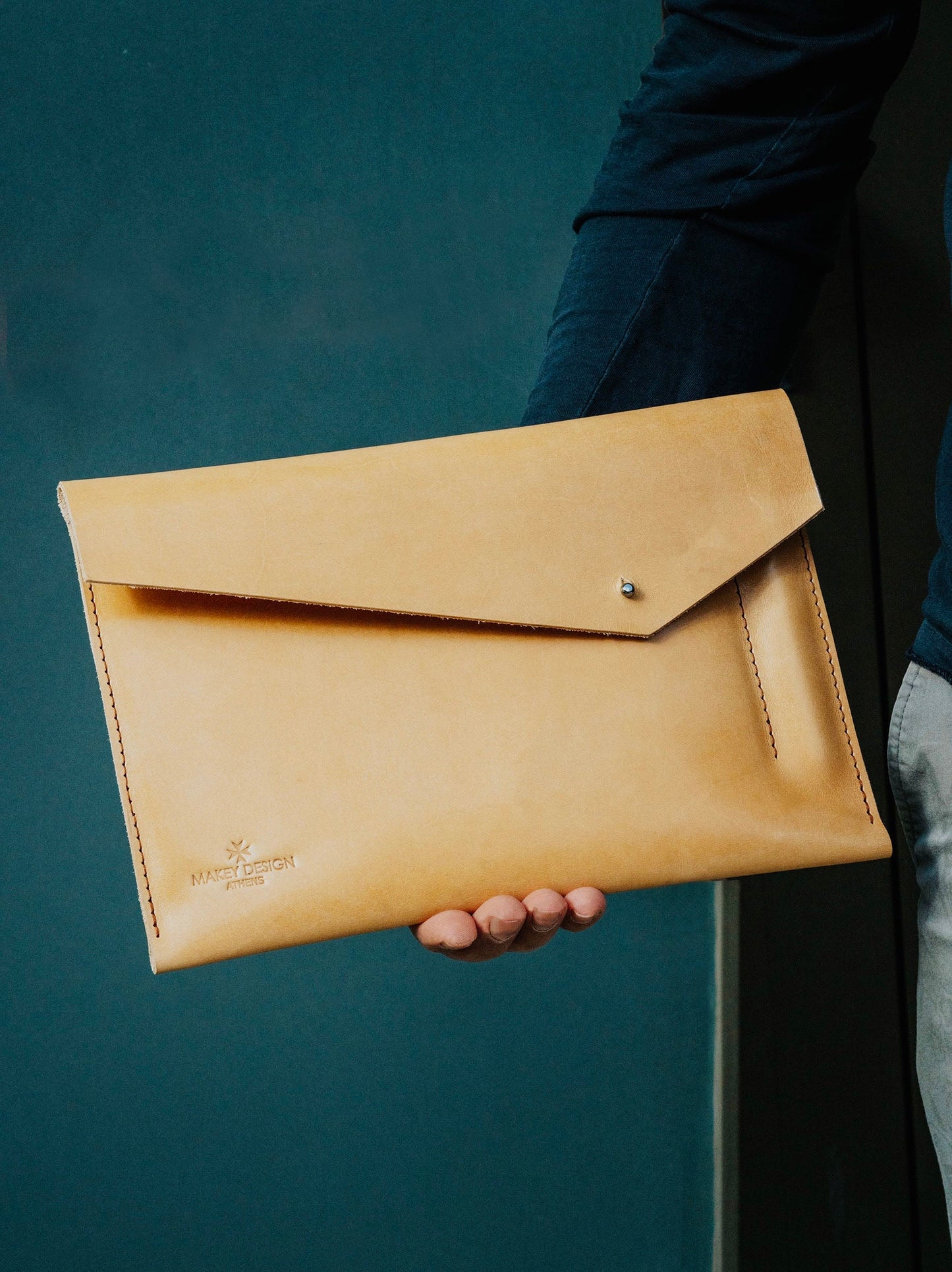 Leather clutch for man