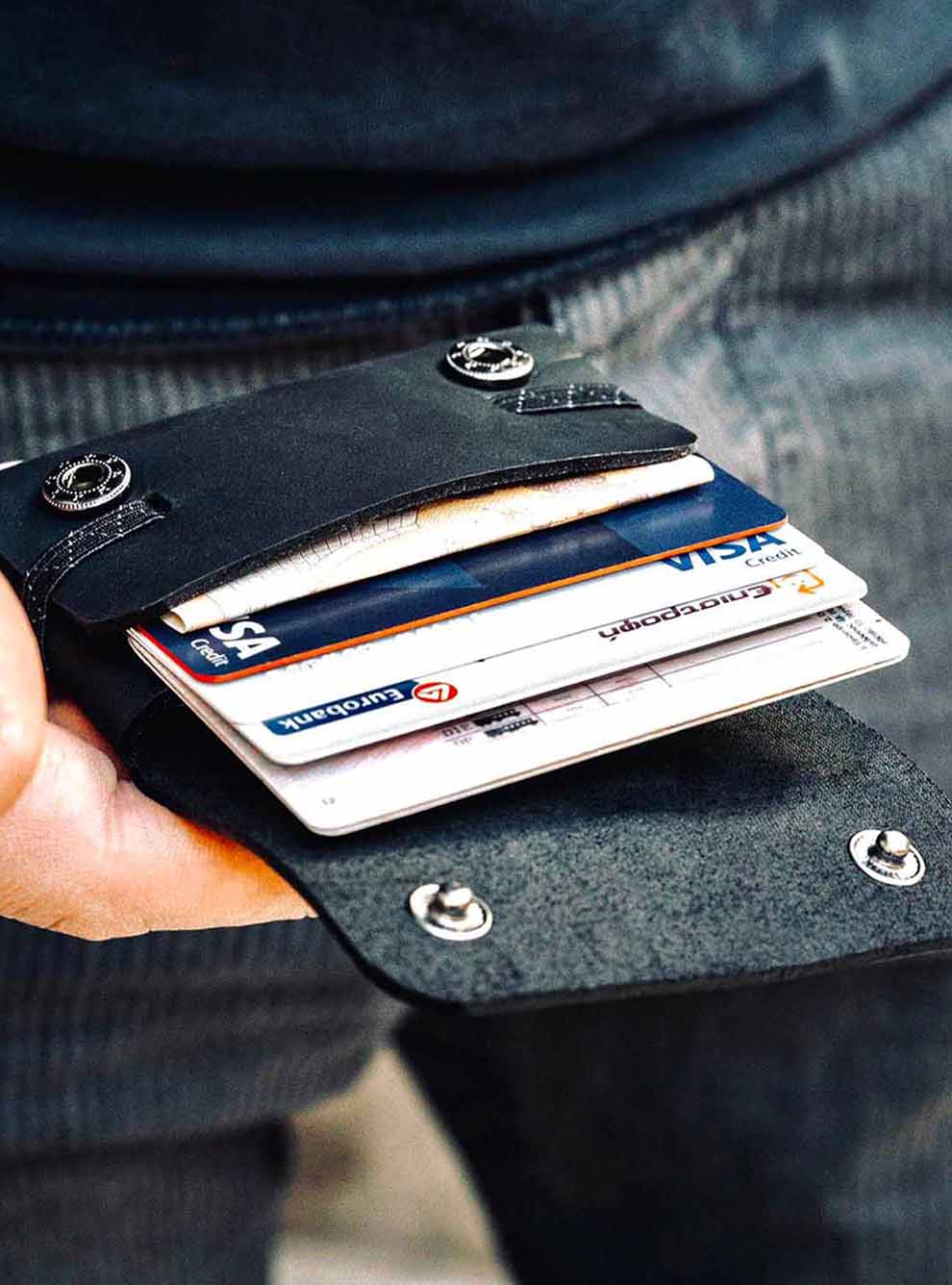 Card Type Wallets Wallet for many Coins, Cards and Bills