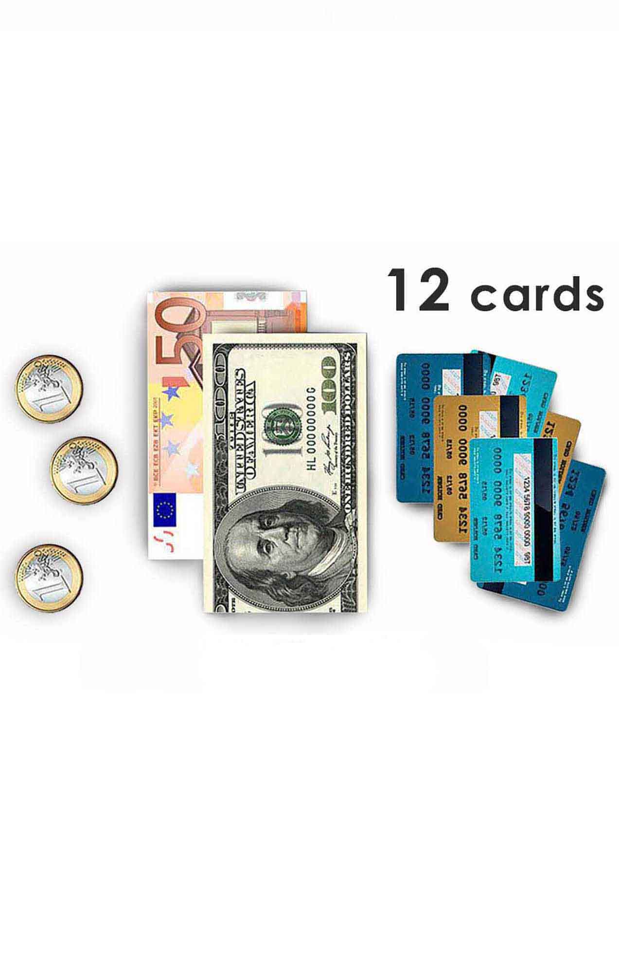 Cartera para muchas monedas, tarjetas y billetes "Coin Wallet 2.0"