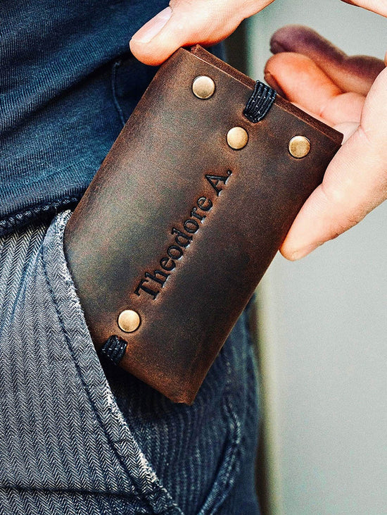 Alumuk Elegante Bankmappe Banktasche 4 Stück Geldbeutel Geldtasche Etui