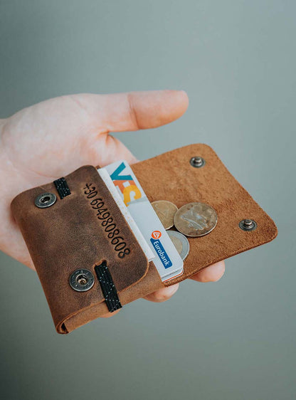 Cartera para muchas monedas, tarjetas y billetes "Coin Wallet 2.0"