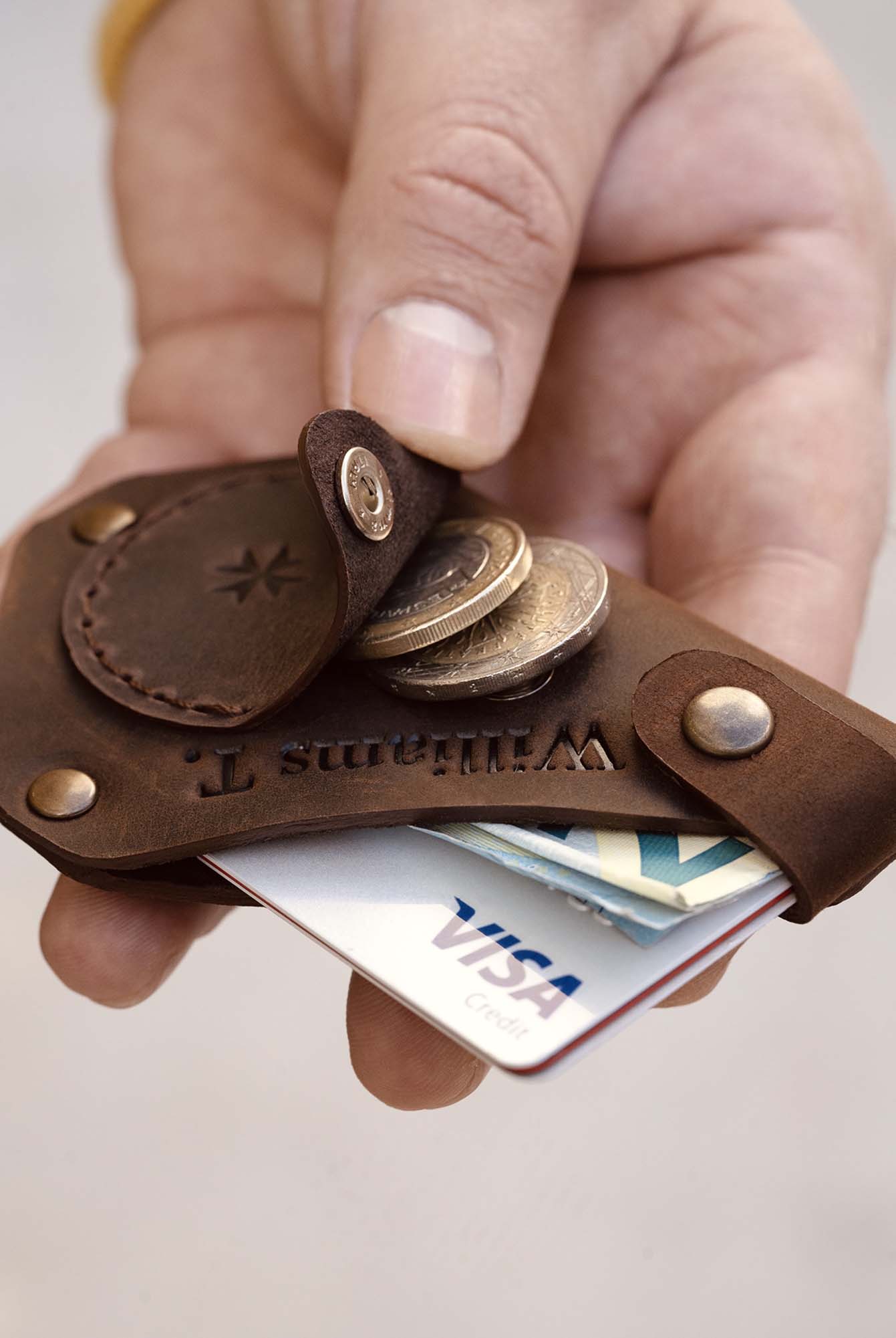 Wallet for Cards, Bills and Coins "Trigon Wallet" - MAKEY EU