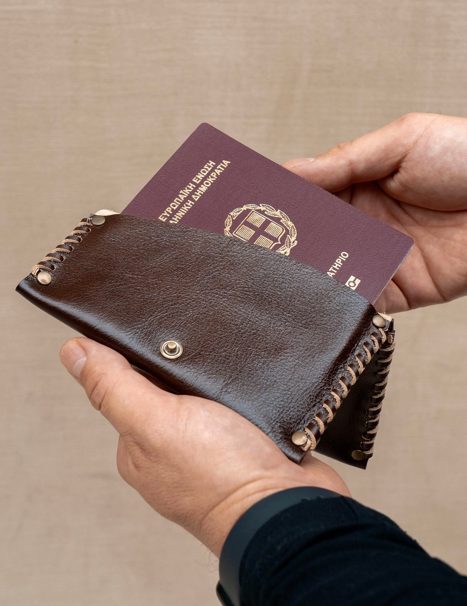 Wallet for Passport, Cards and Banknotes "Travel" - MAKEY EU